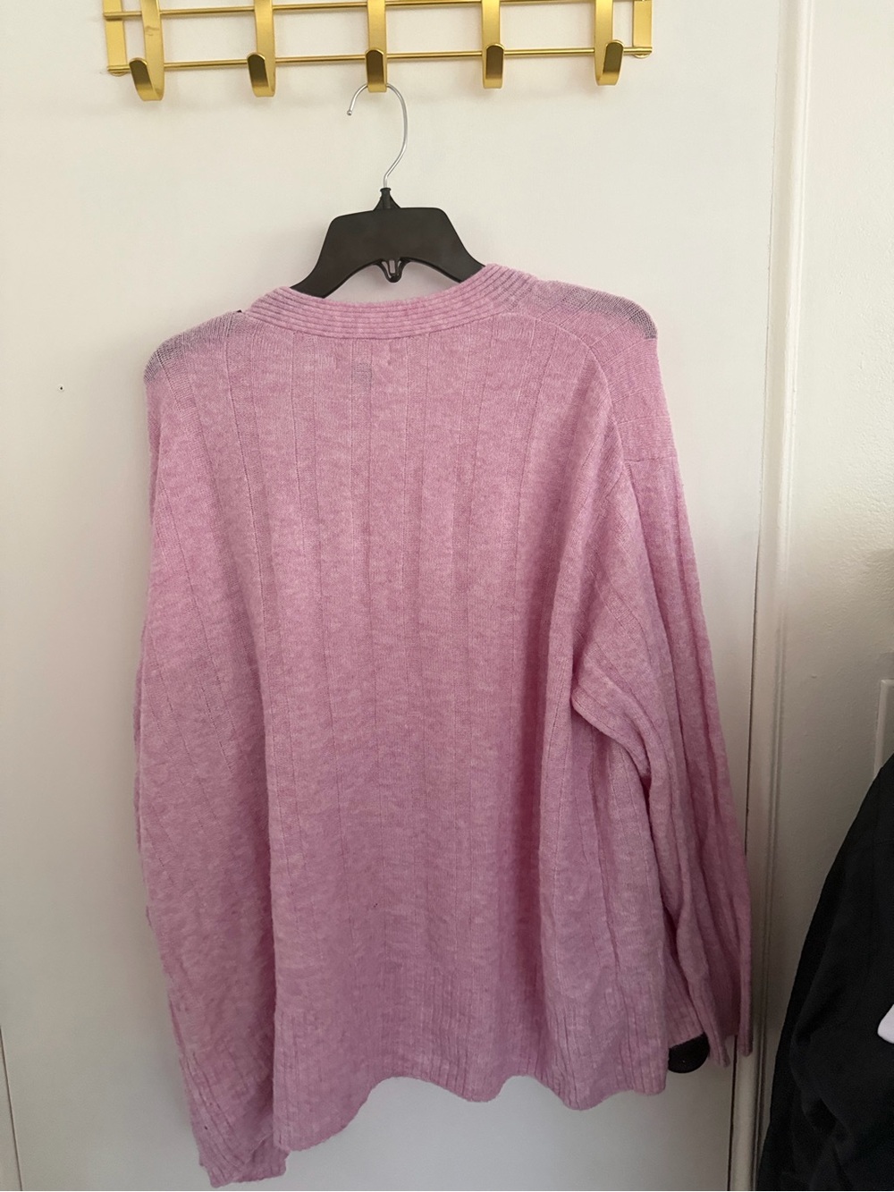 Universal Thread Pink Open-Front Ribbed Cardigan - Picture 3 of 3